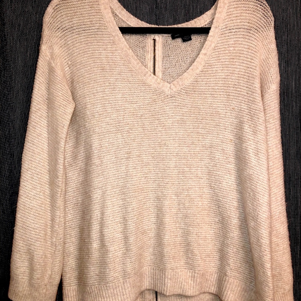 American Eagle Zipper-Back Sweater